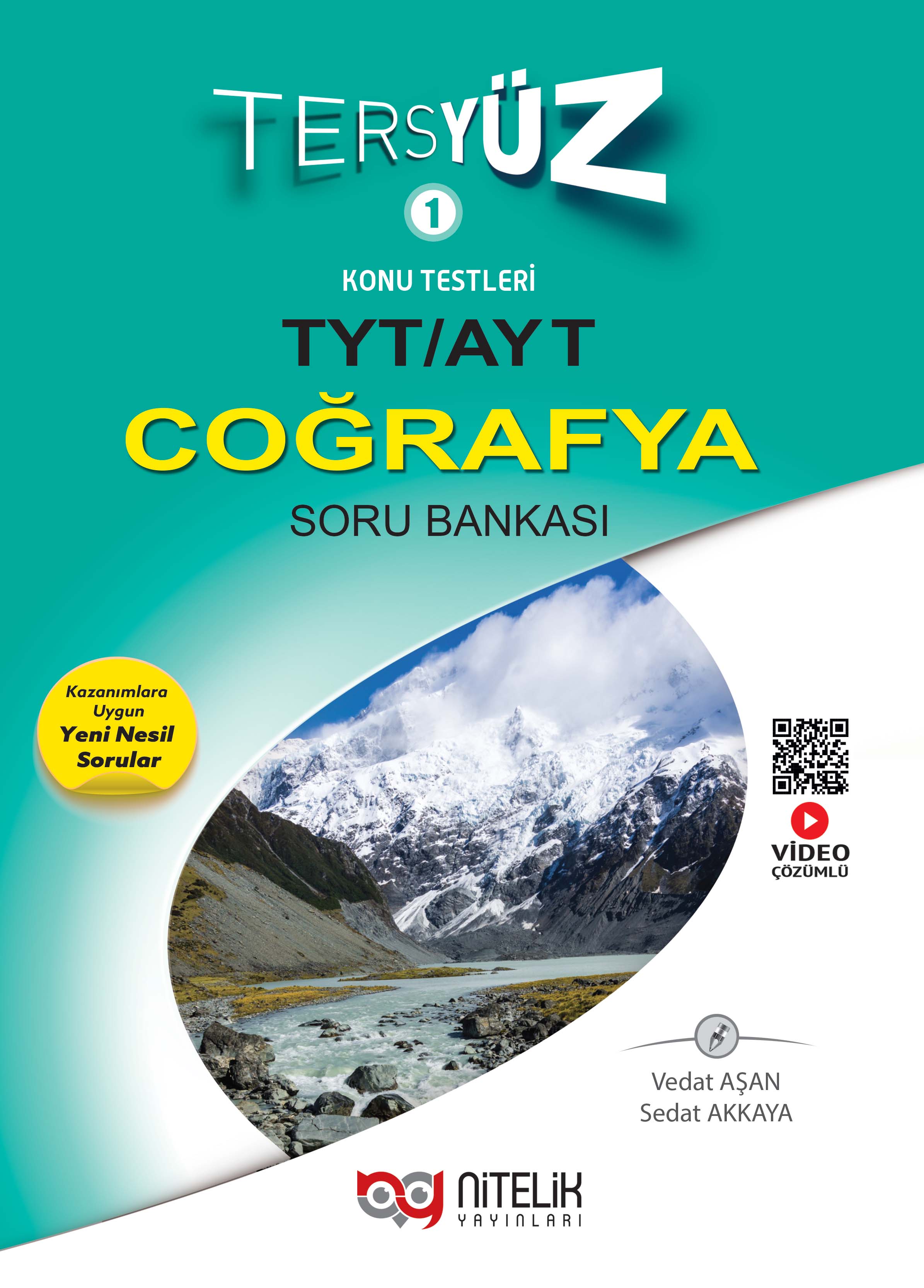 TYT-AYT Coğrafya Tersyüz Konu Testleri Tekrar Testleri Soru Bankası YENİ kapak görseli